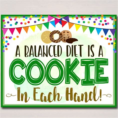balance diet cookie